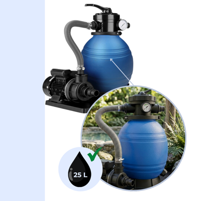 Piesková filtrácia k bazén