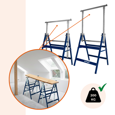 Teleskopické lešenárske kozy