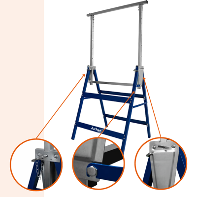 Teleskopické lešenárske kozy