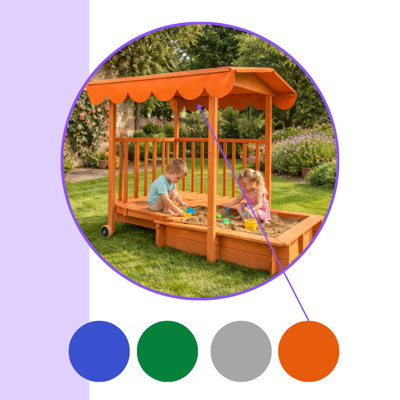 Pieskovisko s verandou