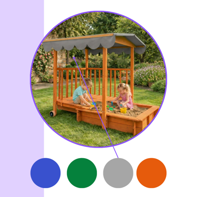 Pieskovisko s verandou