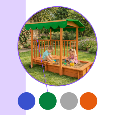 Pieskovisko s verandou