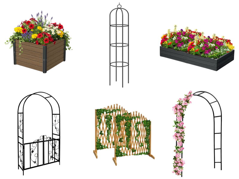 Záhradné opory a oblúky