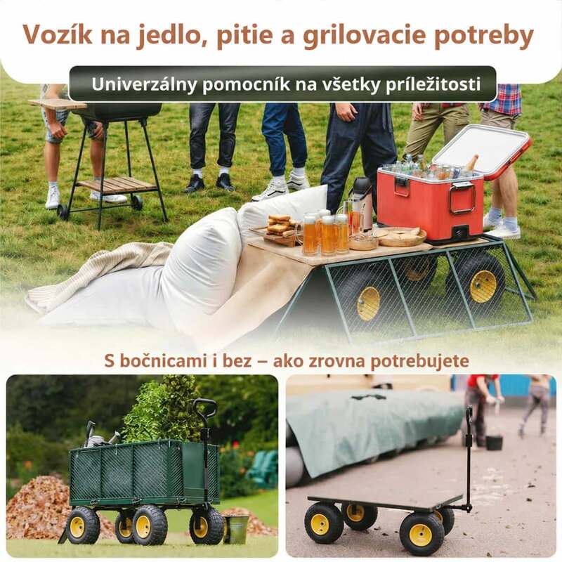 Vozík na grilovačku