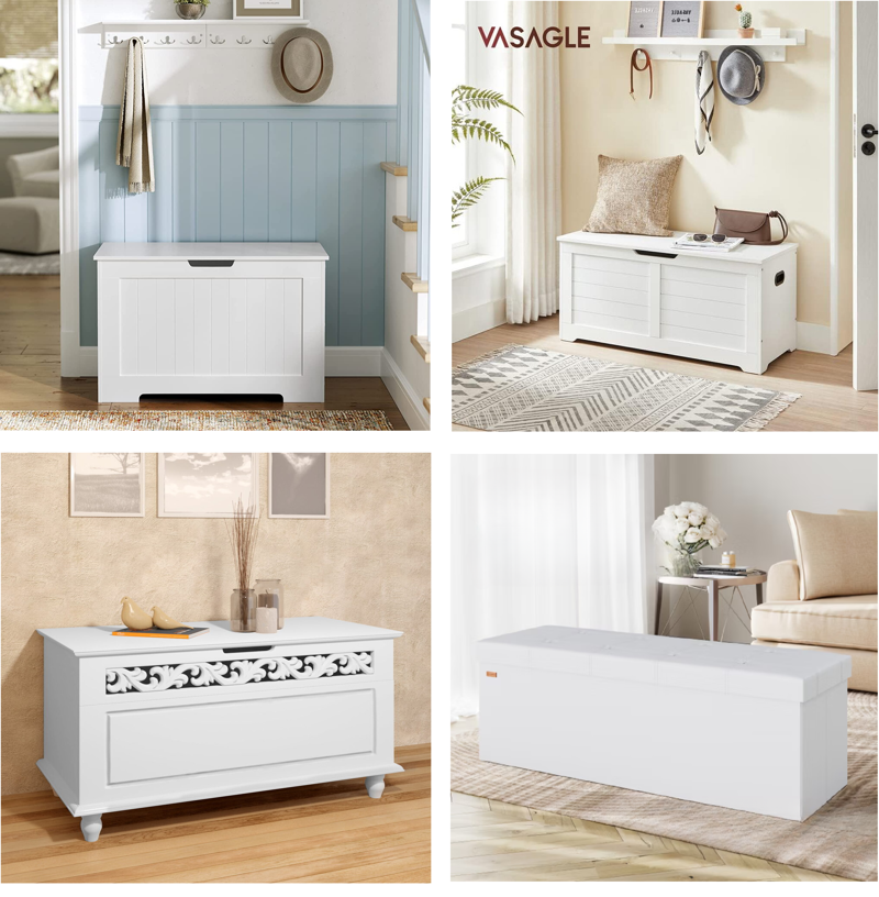 Drevené truhlice a taburety