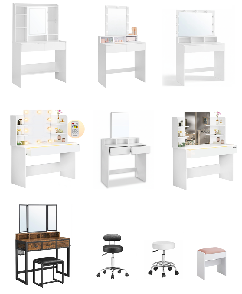 Toaletný stolík do obývačky či spálne