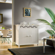 Komoda JERSEY, 76 x 65 x 35 cm, biela