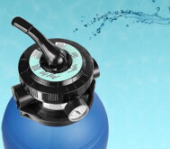 Piesková filtrácia k bazénu AQUA, 10 200 l/h, modrá