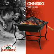Ohnisko 45x45cm