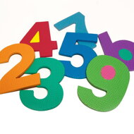 Penová podložka pre deti PUZZLE, 86 dielov, viacfarebná