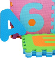 Penová podložka pre deti PUZZLE, 86 dielov, viacfarebná