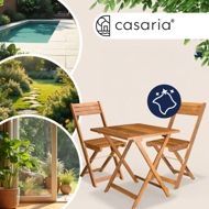 Balkónový nábytok VITEK, 1+2, prírodná hnedá