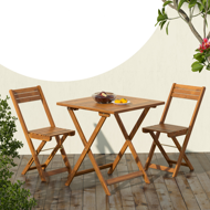 Balkónový nábytok VITEK, 1+2, prírodná hnedá