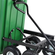 Zelený vozík s funkciou naklápania 103,5x51x92,5cm