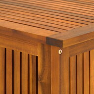 Akáciový drevený záhradný box s plachtou na ochranu, veľkosť 115x50x59cm