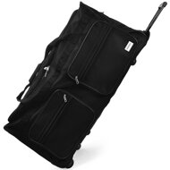 Cestovná taška na kolieskach s výsuvnou rukoväťou čierna