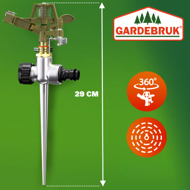 Impulzný zavlažovač trávnika SVEN s hrotom, 29cm