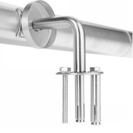 Nerezové madlo CHROME, 4,2x100cm, strieborná