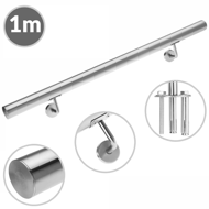 Nerezové madlo CHROME, 4,2x100cm, strieborná
