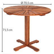 stôl,okrúhly stôl,stôl do záhrady,drevený stôl,
