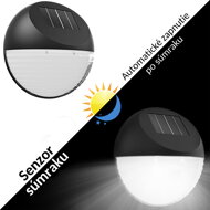 LED solárne osvetlenie na stenu