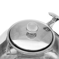 Čajník so sitkom TEA 1,2L, priesvitná, strieborná