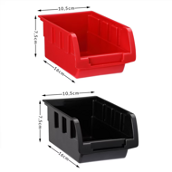 Závesný organizér do dielne ORDERBOX s 28 boxami a držiakmi na náradie , 64x2x38cm, červená/čierna
