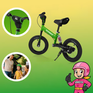 Detské odrážadlo QUIDO, od 3 rokov, zelená