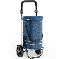 Nákupná taška na kolieskach EASY, 50l, modrá