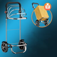 Nákupná taška na kolieskach EASY, 50l, modrá