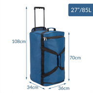 Cestovná taška na kolieskach rozmery
