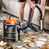 Vysávač na popol BENEDIKT, 1200 W, 18 kPa, čierna/oranžová