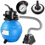 Piesková filtrácia bazénovej vody vrátane filtračných guľôčok