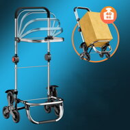 Nákupná taška na kolieskach do schodov COMFORT,50l, čierna
