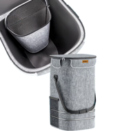 Nákupná taška na kolieskach do schodov COMFORT,50l, šedá