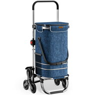 Nákupná taška na kolieskach do schodov COMFORT,50l  modrá