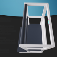 Učiaca veža PLAY borovica, 93x56x49, biela/antracit