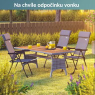 Hliníková záhradná stolička