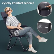Hliníková záhradná stolička