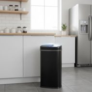 Senzorový odpadkový kôš DEUS, 58 litrov, čierna