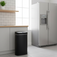 Senzorový odpadkový kôš DEUS, 58 litrov, čierna