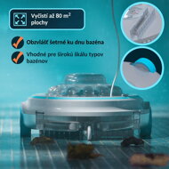 Bezdrôtový robotický bazénový vysávač Poolboy 600