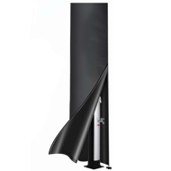 Kryt solárnej sprchy COVER,  220 x 70 cm, čierna