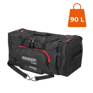 Cestovná taška na rameno JERGY, 90l, 65x32x33cm, čierna