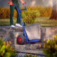 Ručný vozík Rudla modrej farby s nosnosťou 200kg