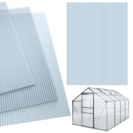 Dutinkový polykarbonát MARK 4mm, 60,5x121x0,4cm, 14ks, transparentná