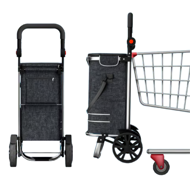 Nákupná taška na kolieskach EASY, 50l, čierna