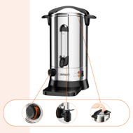 Varič na víno/čaj COZY, 8,8l, strieborná