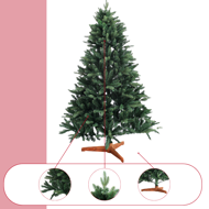 Umelý vianočný stromček FROST, 180cm, zelená