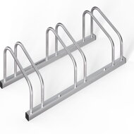 Stojan na  3 bicykle BIKE, 71x32x27cm, strieborná